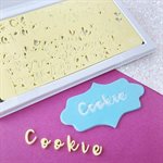 Cookie Letter Stamp Set