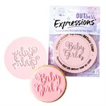 "Baby Girl" Outboss Fondant Stamp