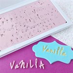 Vanilla Letter Stamp Set