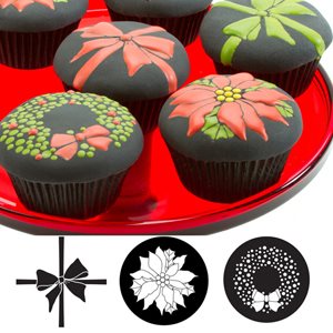 Cupcake Stencils & Push Molds