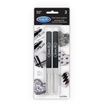 Bold / Fine Tip Black Food Color Markers by Satin Ice - 2ct