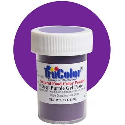 Deep Purple Gel Paste Natural Food Color 9 grams