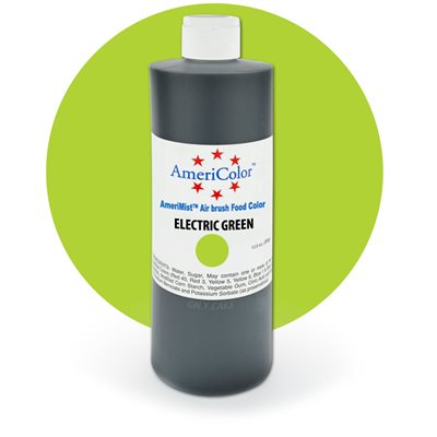 Electric Green Airbrush Color 9 Ounces By Americolor