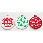 Christmas Balls Cookie Stencil