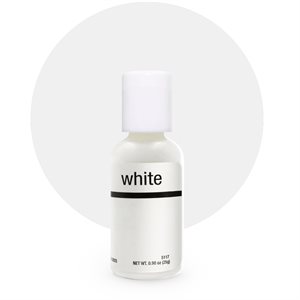 Bright White Liqua-Gel Color - .90 ounce By Chefmaster