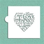 Love Saying Cookie Stencil By Designer Stencils
