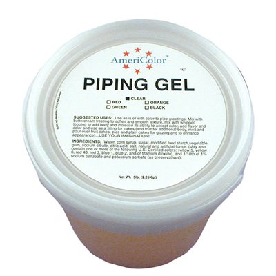 Clear Piping Gel 5 Pounds