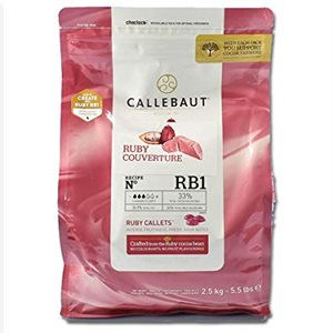 Ruby Couverture 33% By Callebaut 5.5 lb