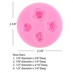 Assorted Rose Silicone Mold (B)
