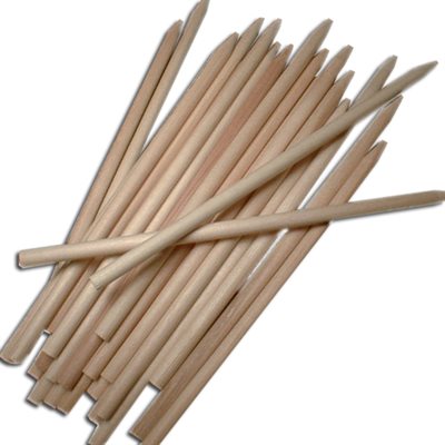 7 Inch Wooden Candy Apple Sticks Pack of 50