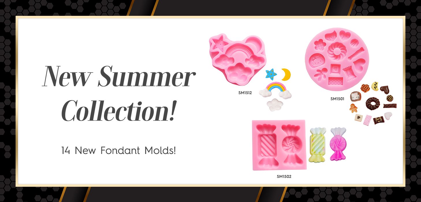 Silicone Fondant Molds New Summer Collection