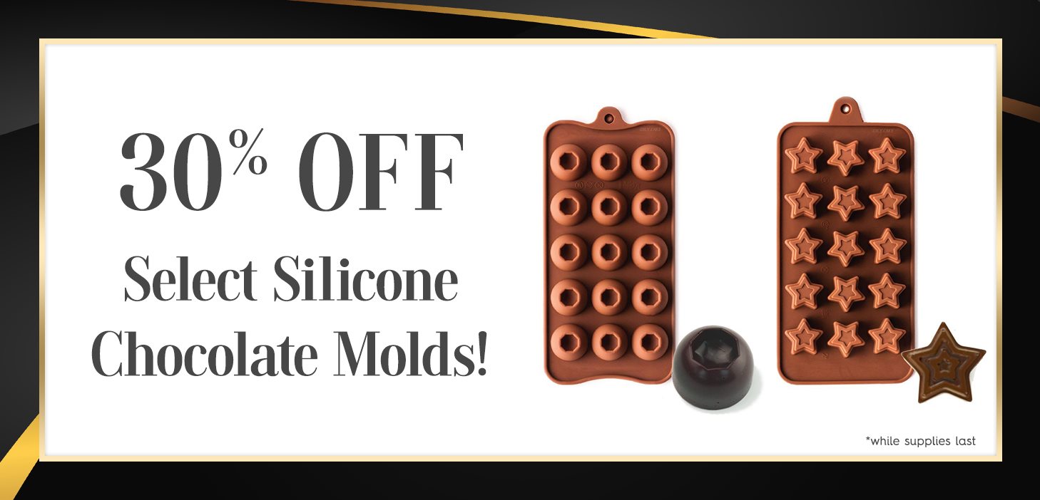 30% Off Select Silicone Chocolate Molds